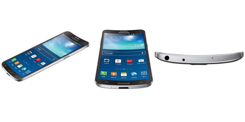 смартфон с изогнутым экраном напоминает анонсированный Samsung Galaxy Roun